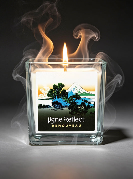 bougie parfumee artisanale ligne reflect