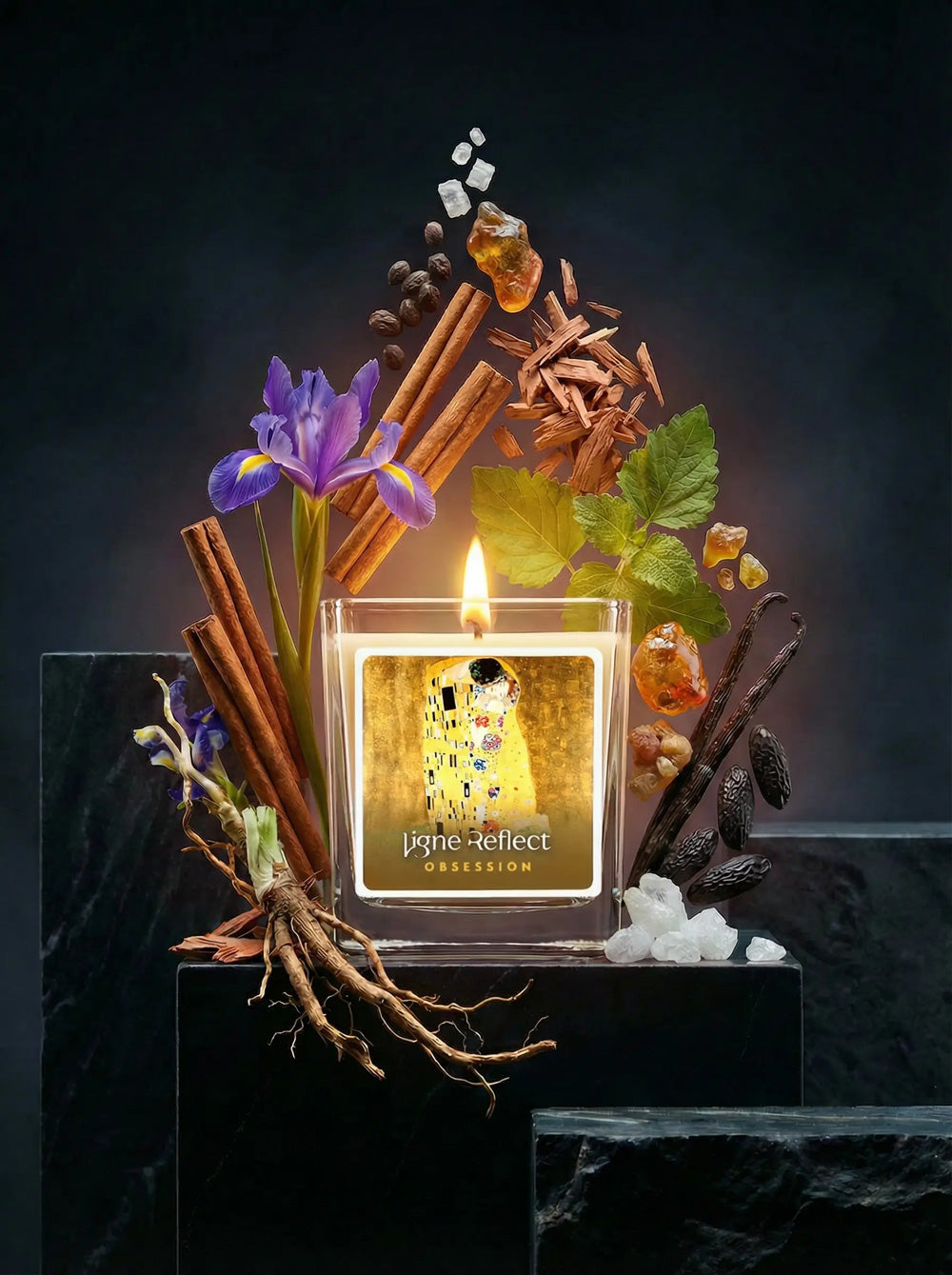 bougie parfumee luxe