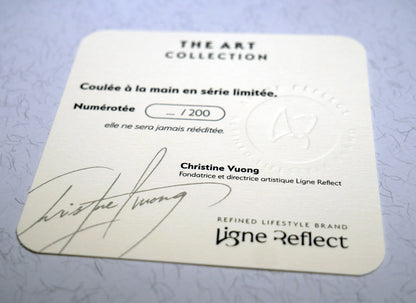 bougie parfumee ligne reflect coulage serie limitee 200 exemplaires uniques