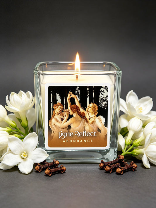 bougie parfumee luxe Artisanale ligne reflect