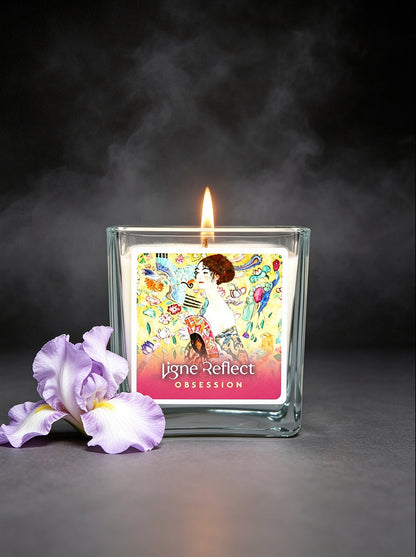 Bougie parfumée OBSESSION - Dame à l'Éventail