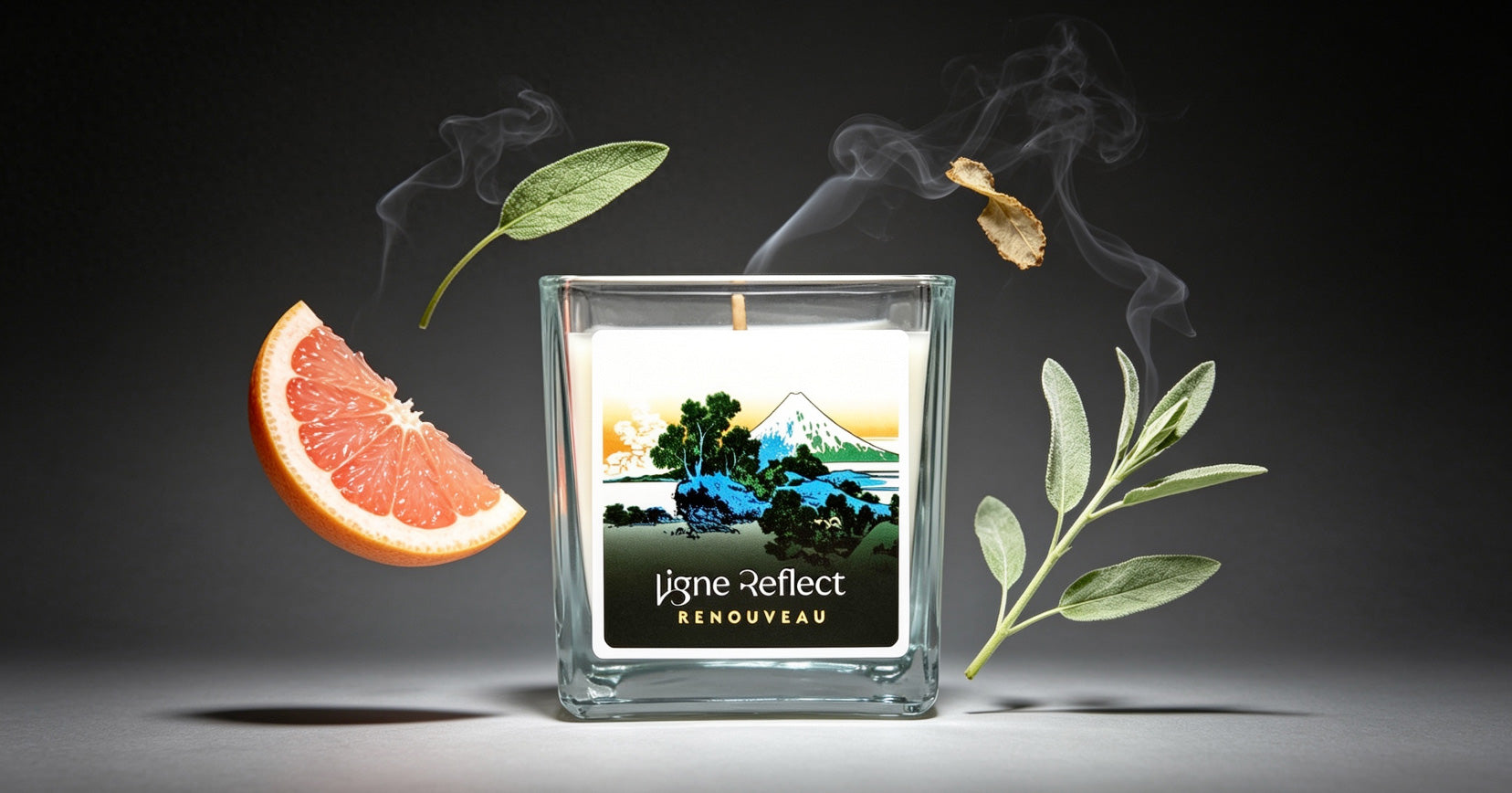 bougie parfumee ligne reflect 