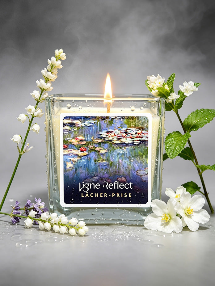 Bougie parfumée LÂCHER-PRISE - Water Lilies