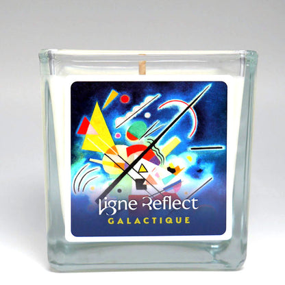 bougie parfumee galactique boise cuir marque luxe et parfum de niche