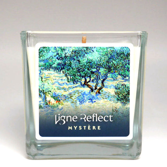 bougie parfumee mystere floral poudre bougie luxe et artisanale marque et parfum de niche