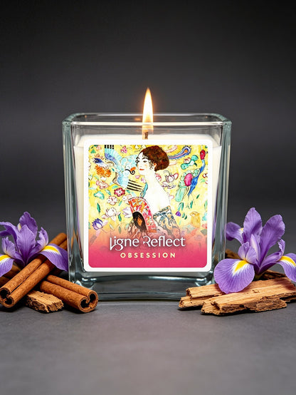 Bougie parfumée OBSESSION - Dame à l'Éventail