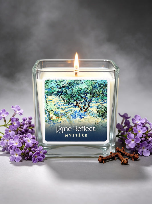 Bougie parfumée MYSTÈRE - L'Oliveraie