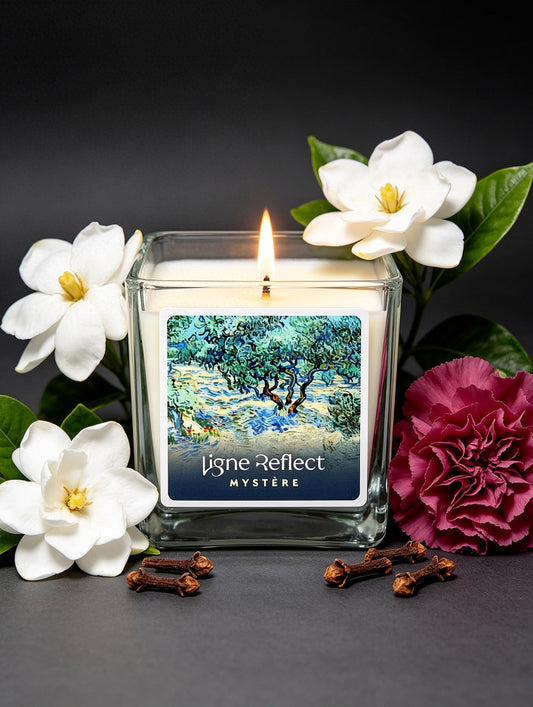 Bougie parfumée MYSTÈRE - L'Oliveraie