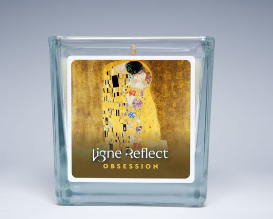bougie parfumee luxe le baiser de gustav klimt