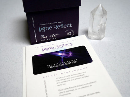bougie parfumee luxe ligne reflect collection the art collection carte rituel 