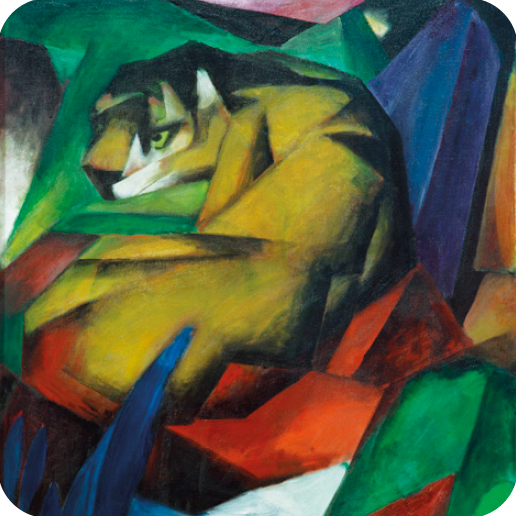 bougie parfumee luxe Le Tigre Franz Marc